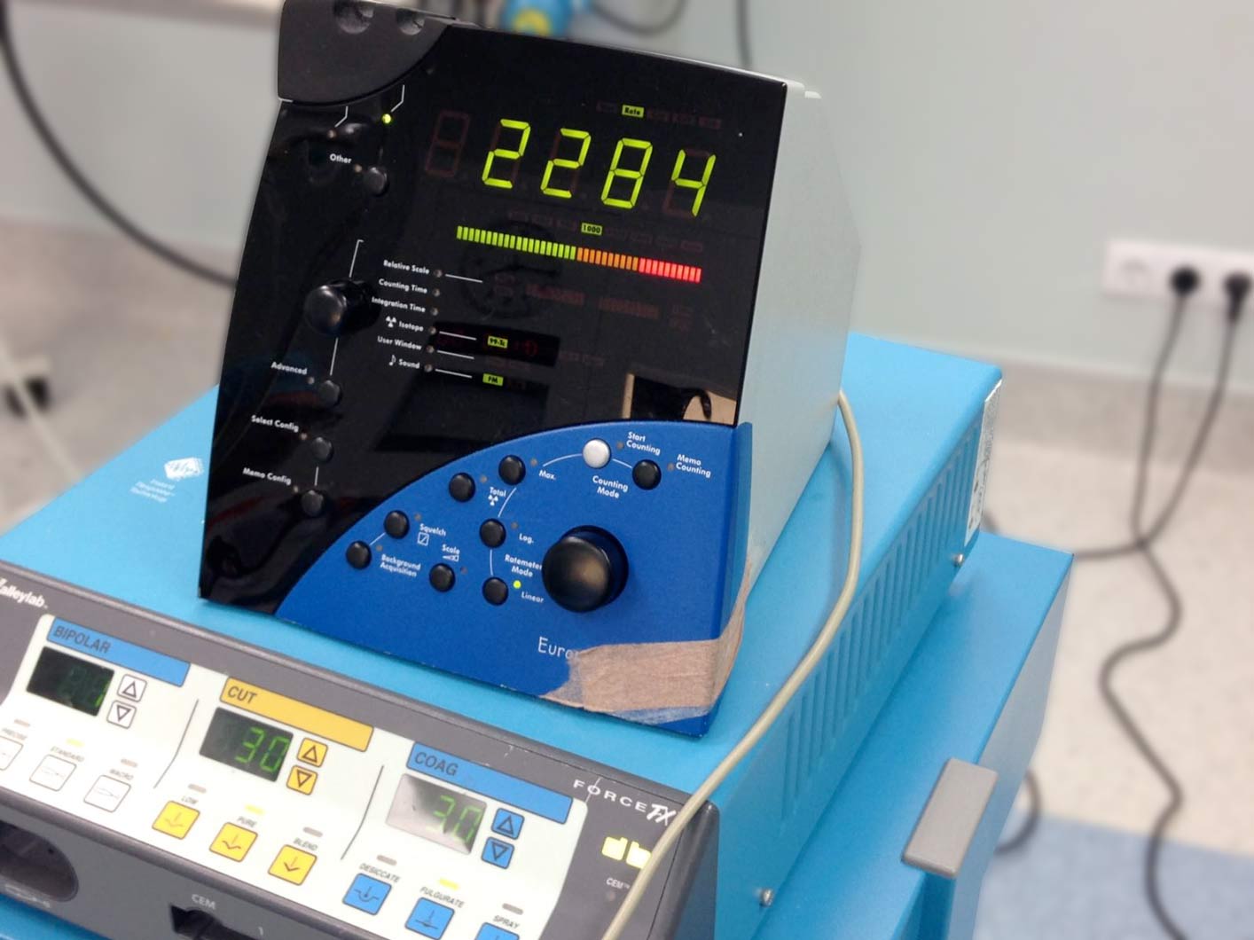 Equipo de Medicina Nuclear que permite localizar el ganglio centinela